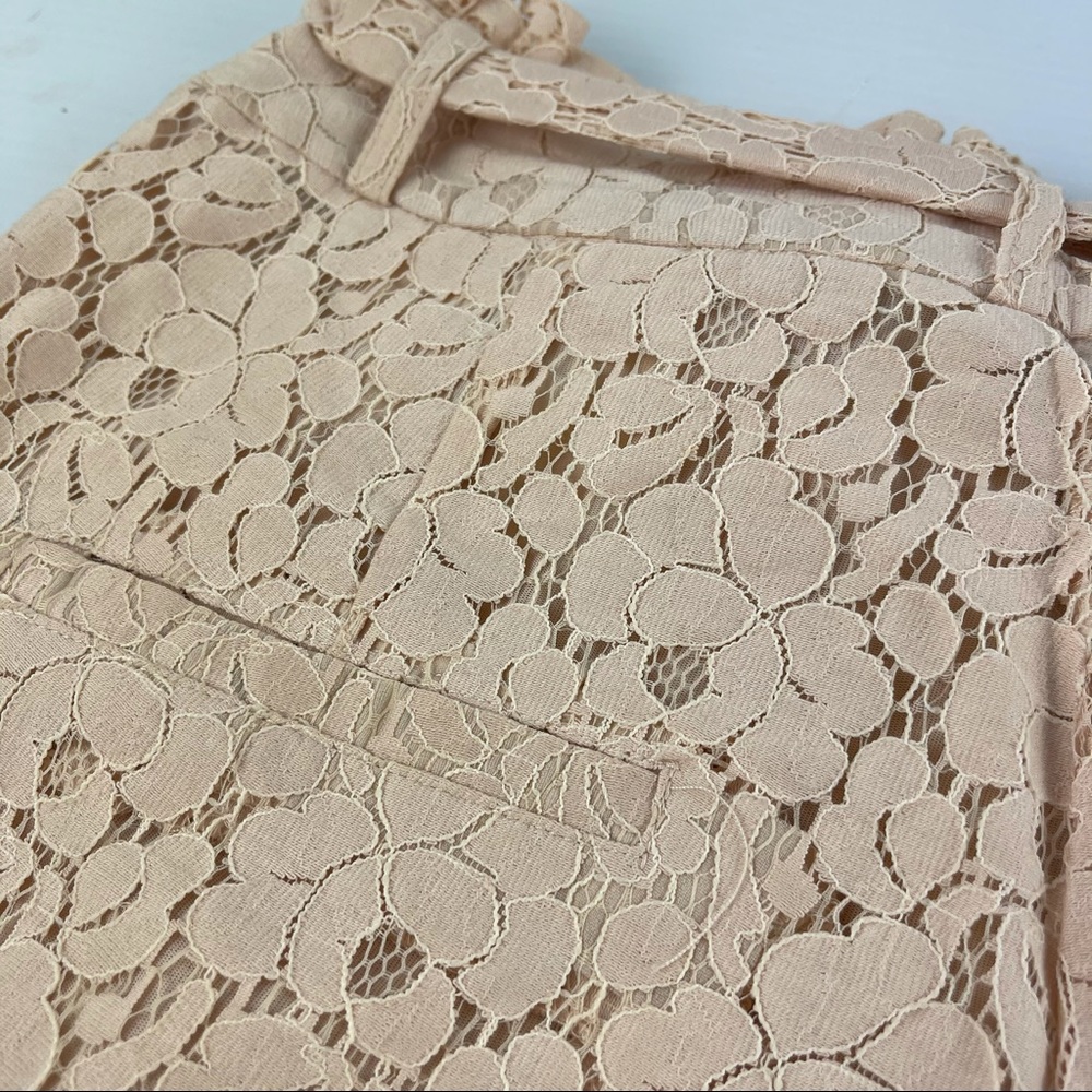 H&M Size 8 Lace Apricot Pocket Shorts with Tie - Picture 11 of 12